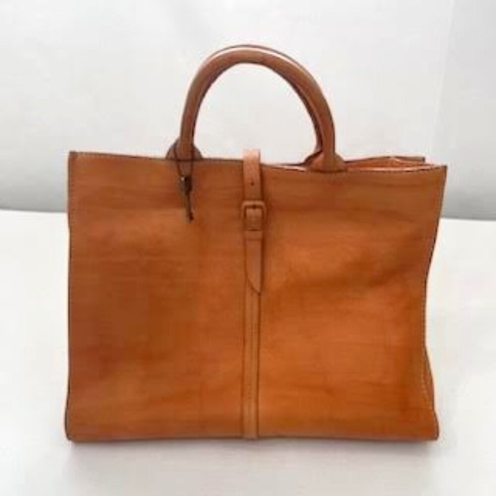 VTG - FOSSIL Leather Purse Camel Color